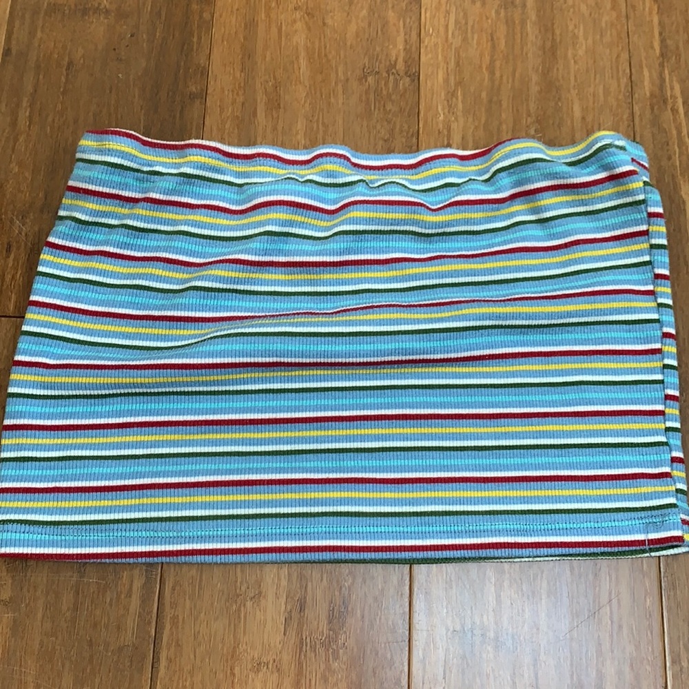 Forever 21 multi colored tube top